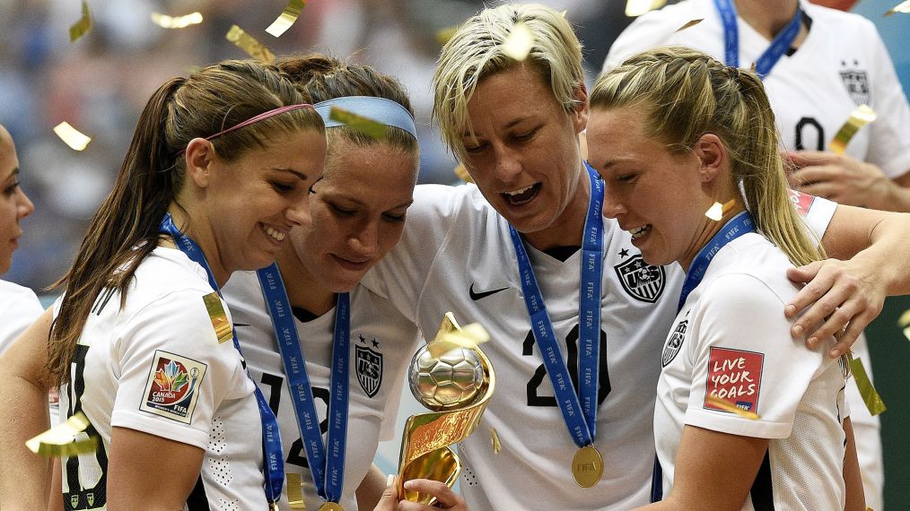 FIFA Women's World Cup - Alex Morgan, Lauren Holiday, Abby Wambach and Whitney Engen