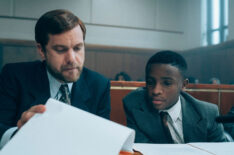 When They See Us - Joshua Jackson as Mickey Joseph and Caleel Harris as Young Antron McCray