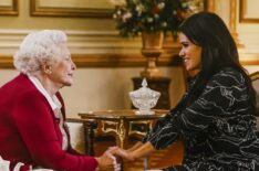 Maggie Sullivun and Tiffany Smith in Harry & Meghan: Becoming Royal
