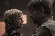 Lena Headey as Cersei Lannister and Nikolaj Coster-Waldau as Jaime Lannister in Game of Thrones