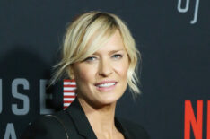 Robin Wright attends the Los Angeles premiere screening of Netflix's 'House Of Cards' Season 6