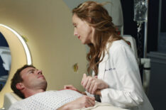 Scott Foley as Henry Burton and Kim Raver as Teddy Altman in Grey's Anatomy - Season Seven