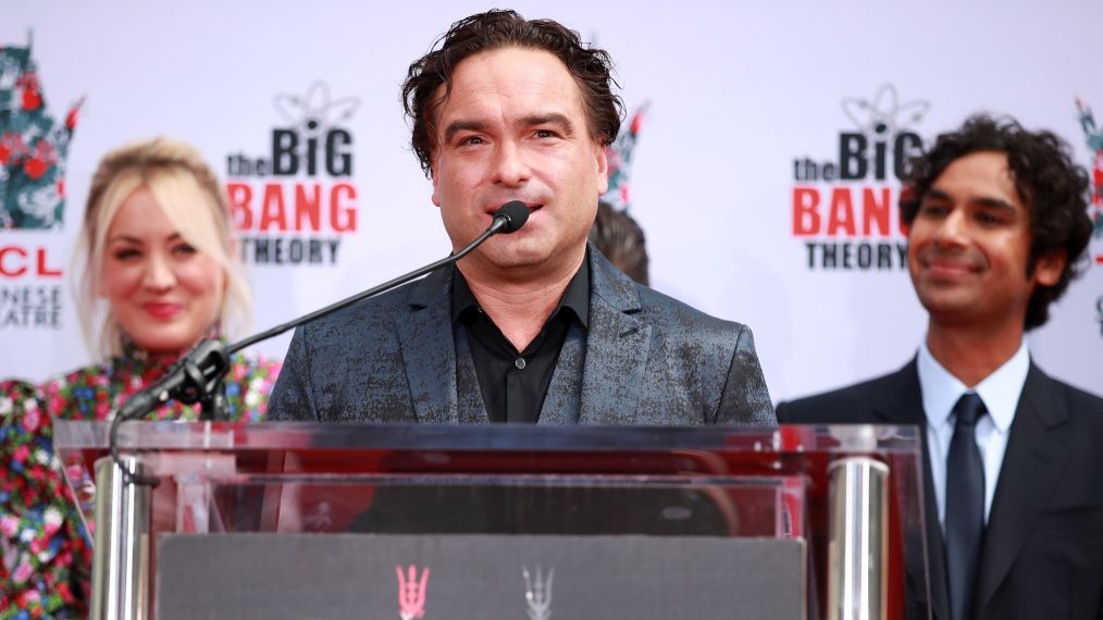 Johnny Galecki and the Cast Of 