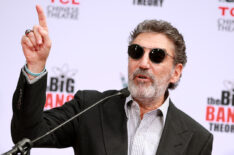 Chuck Lorre - The Cast Of 'The Big Bang Theory' Places Their Handprints In The Cement At The TCL Chinese Theatre