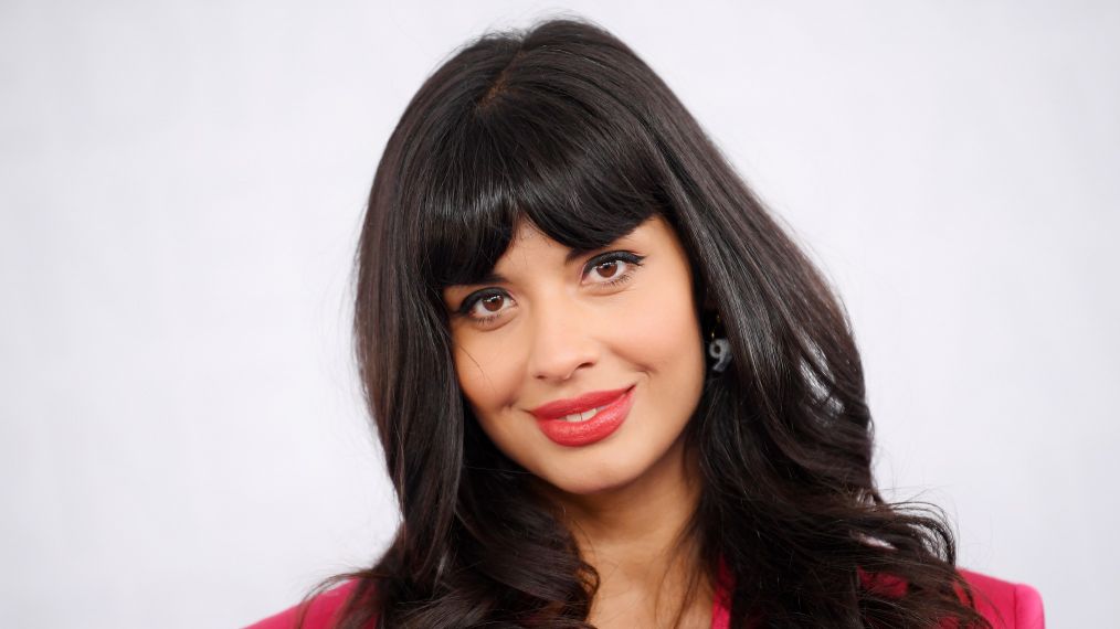 Jameela Jamil attends the WarnerMedia Upfront 2019