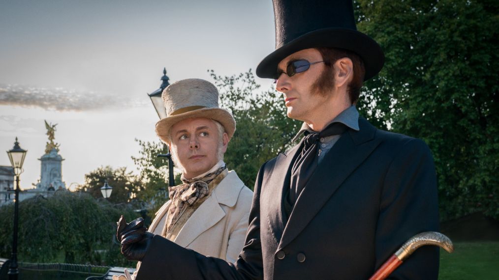 Michael Sheen and David Tennant in 'Good Omens'