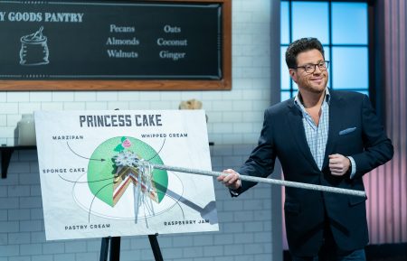Host Scott Conant introduces the Skills Challenge as seen on Best Baker in America