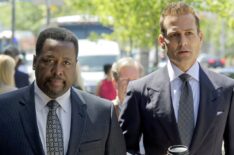 Wendell Pierce and Gabriel Macht in Suits - Season 8