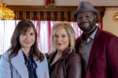 Kellie Martin, Nancy Grace, and Viv Leacock in Hailey Dean Mysteries: Prescription for Murder