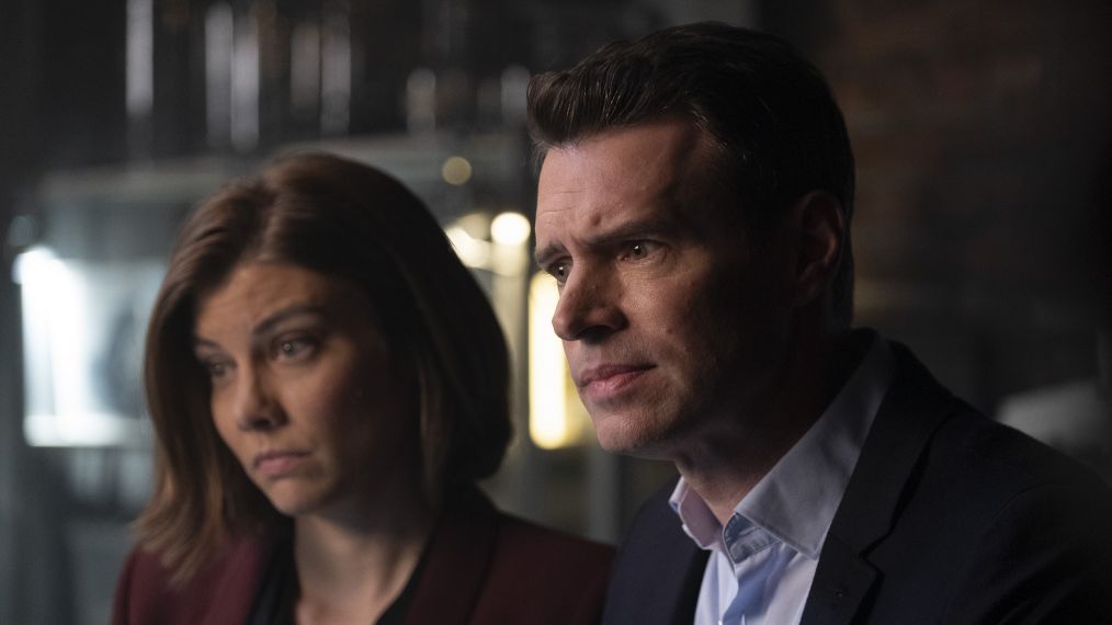 Lauren Cohan and Scott Foley in 'Whiskey Cavalier'