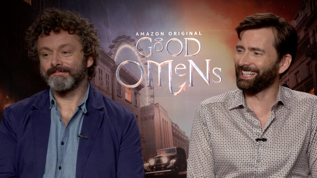 'Good Omens' David Tennant & Michael Sheen Tease the 'Bonkers' Series (VIDEO)