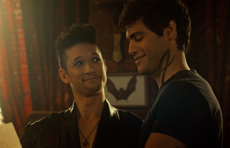 Shadowhunters - Harry Shum Jr and Matthew Daddario