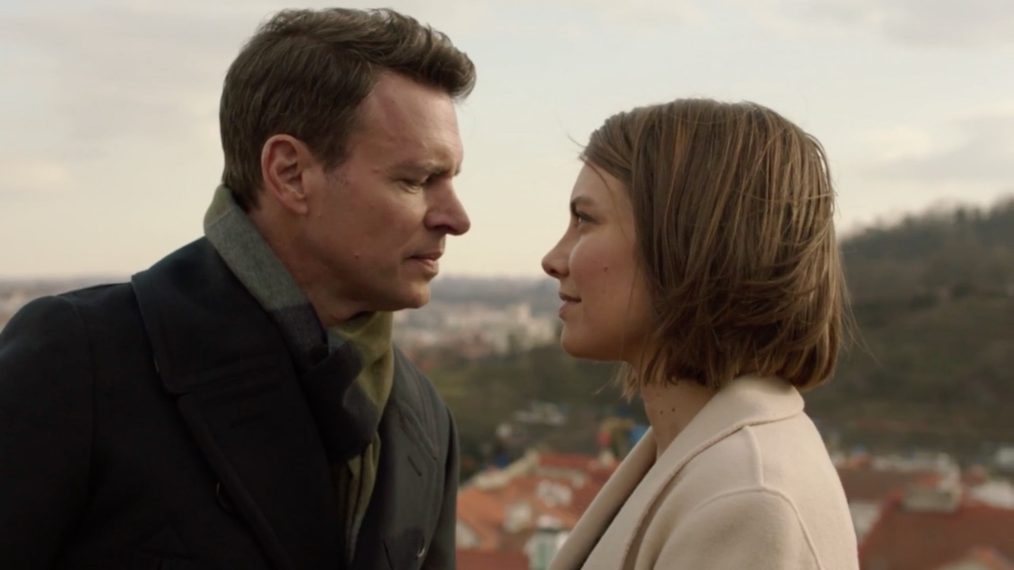 Whiskey Cavalier almost kiss