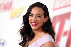 Hannah John-Kamen attends the premiere of Disney And Marvel's 'Ant-Man And The Wasp'