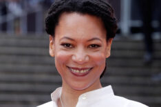 Nina Sosanya attends The Olivier Awards