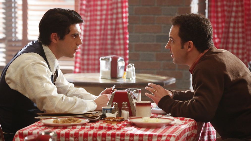 Ben Savage as young Gideon and Arye Gross as Donnie Mallick in Criminal Minds - 'Nelson's Sparrow'