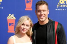 Cassie Randolph and Colton Underwood attend 2019 MTV Movie And TV Awards