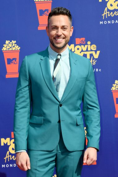 Zachary Levi attends the 2019 MTV Movie and TV Awards