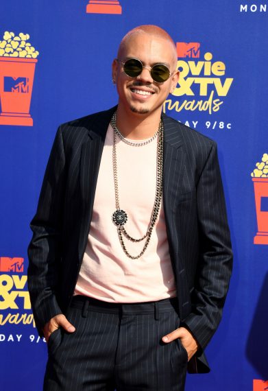Evan Ross attends the 2019 MTV Movie and TV Awards