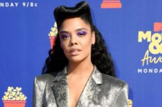 Tessa Thompson attends the 2019 MTV Movie and TV Awards