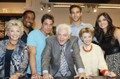 Susan Hayes, James Reynolds, Bryan Dattilo, Bill Hayes, Blake Berris, Peggy McCay and Camila Banus greet fans and sign books at the 'Days of our Lives: Better Living' book tour
