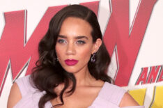 Hannah John-Kamen attends the premiere 'Ant-Man And The Wasp'