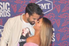 Eric Decker and Jessie James Decker attend the 2019 CMT Music Awards