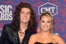 Cade Foehner and Gabby Barrett attend the 2019 CMT Music Awards
