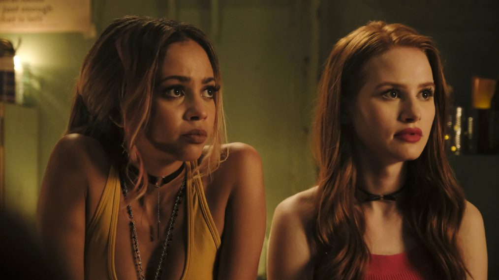 Riverdale - Vanessa Morgan as Toni and Madelaine Petsch as Cheryl