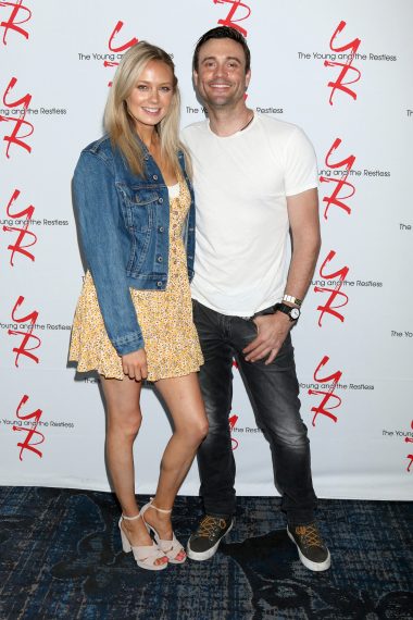 Melissa Ordway (Abby) and Daniel Goddard (Cane) - Young and The Restless Fan Club Luncheon - Burbank