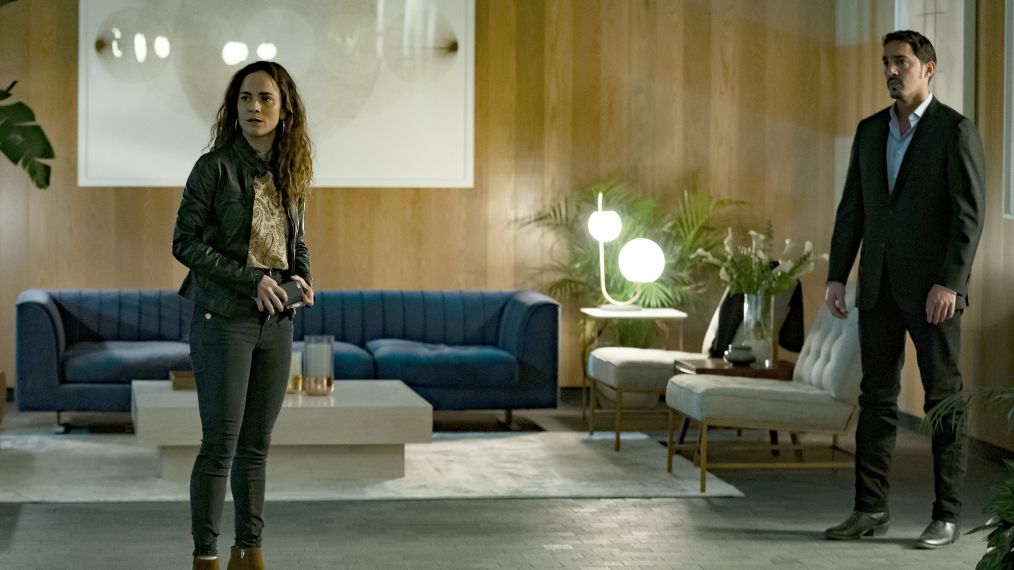 Alice Braga as Teresa Mendoza, Alejandro Barrios as Chico in Queen of the South - Season 4