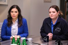 America Ferrera as Amy, Lauren Ash as Dina in Superstore - Season 4