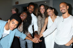 Young and The Restless Fan Club Luncheon - Burbank - Y&R's Noah Alexander Gerry (Charlie), Loren Lott (Ana), Sean Dominic (Nate), Lexie Stevenson (Mattie), Brytni Sarpy (Elena), and Bryton James (Devon)