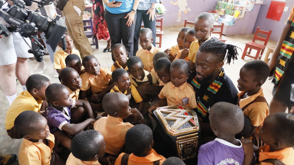 Kofi Kingston in Ghana