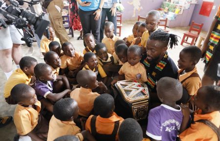 Kofi Kingston in Ghana