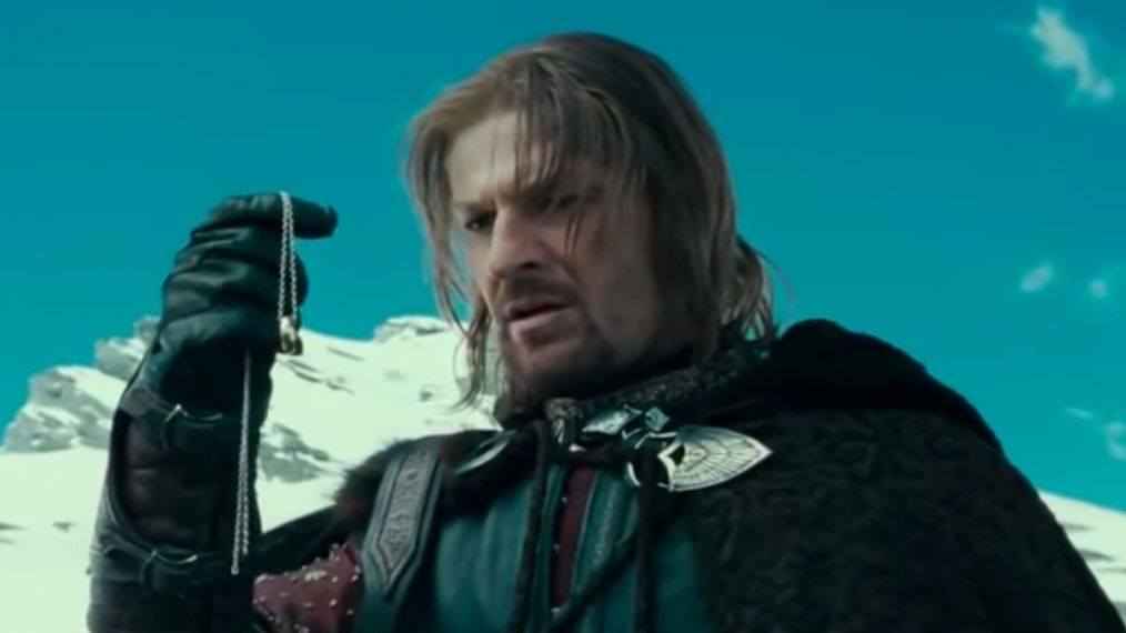 Sean Bean as Boromir in Lord of the Rings: The Fellowship of the Ring