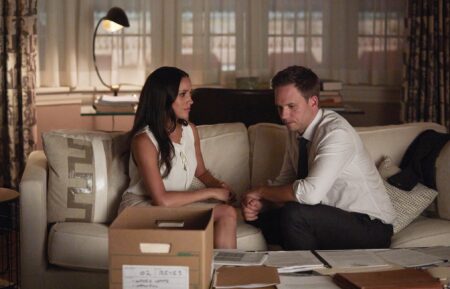 Suits - Season 7 - Meghan Markle and Patrick Adams