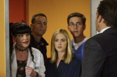 NCIS - 'Family First' - Pauley Perrette as Abby Sciuto, Sean Murray as Timothy McGee, Emily Wickersham as Ellie Bishop, Brian Dietzen as Jimmy Palmer, Michael Weatherly as Anthony DiNozzo