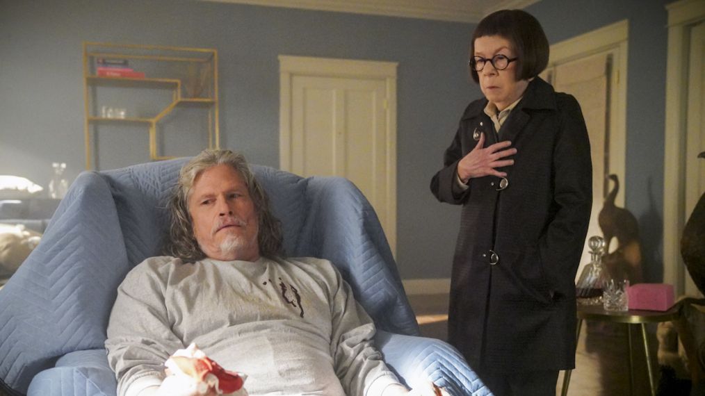 Jeff Kober (Harris Keane) and Linda Hunt (Henrietta 'Hetty' Lange) on NCIS