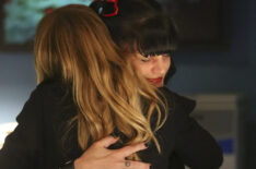 Emily Wickersham and Pauley Perrette embrace in NCIS - 'Two Steps Back'