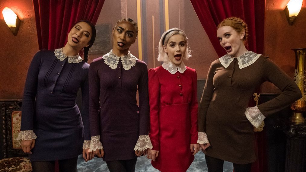 Tati Gabrielle of The Chilling Adventures of Sabrina Wore Two