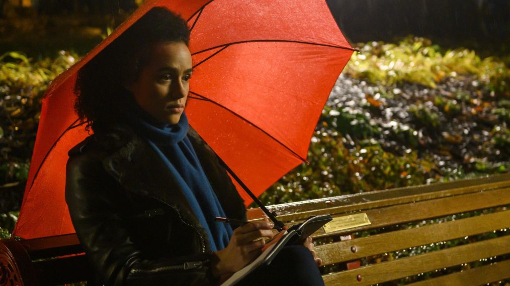 Nathalie Emmanuel as Maya in Four Weddings and A Funeral