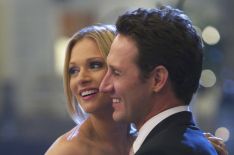 JJ (AJ Cook) and Will (Josh Stewart) dance at their wedding reception on the seventh season finale of Criminal Minds
