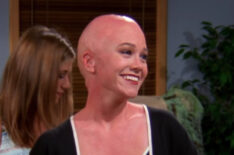 Christine Taylor goes bald in Friends