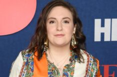 Lena Dunham attends the Veep season 7 premiere