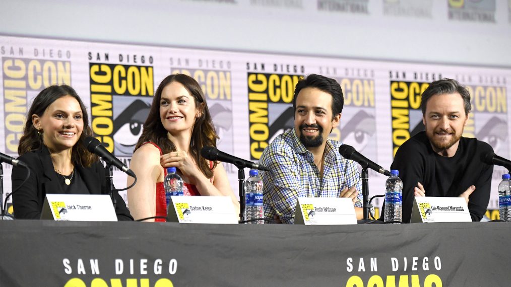 Dafne Keen, Ruth Wilson, Lin-Manuel Miranda and James McAvoy - 'His Dark Materials' Comic Con Panel 2019