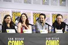 Dafne Keen, Ruth Wilson, Lin-Manuel Miranda and James McAvoy - 'His Dark Materials' Comic Con Panel 2019