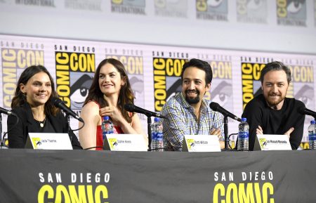 Dafne Keen, Ruth Wilson, Lin-Manuel Miranda and James McAvoy - 'His Dark Materials' Comic Con Panel 2019