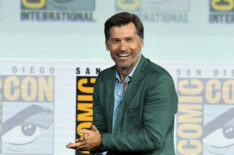 Nikolaj Coster-Waldau speaks at the 'Game Of Thrones' Panel And Q&A during 2019 Comic-Con International