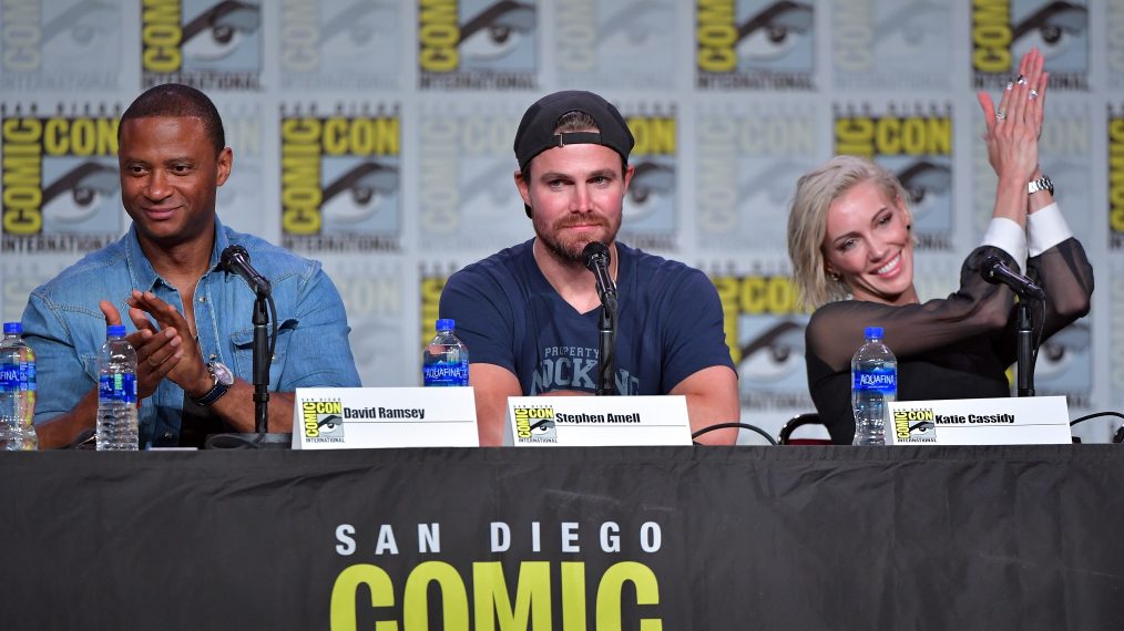 David Ramsey, Stephen Amell, Katie Cassidy speak at 2019 Comic-Con International